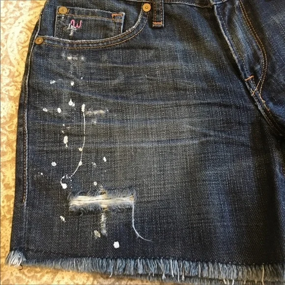 😍💋Work custom Jeans Shorts EUC - Picture 4 of 8